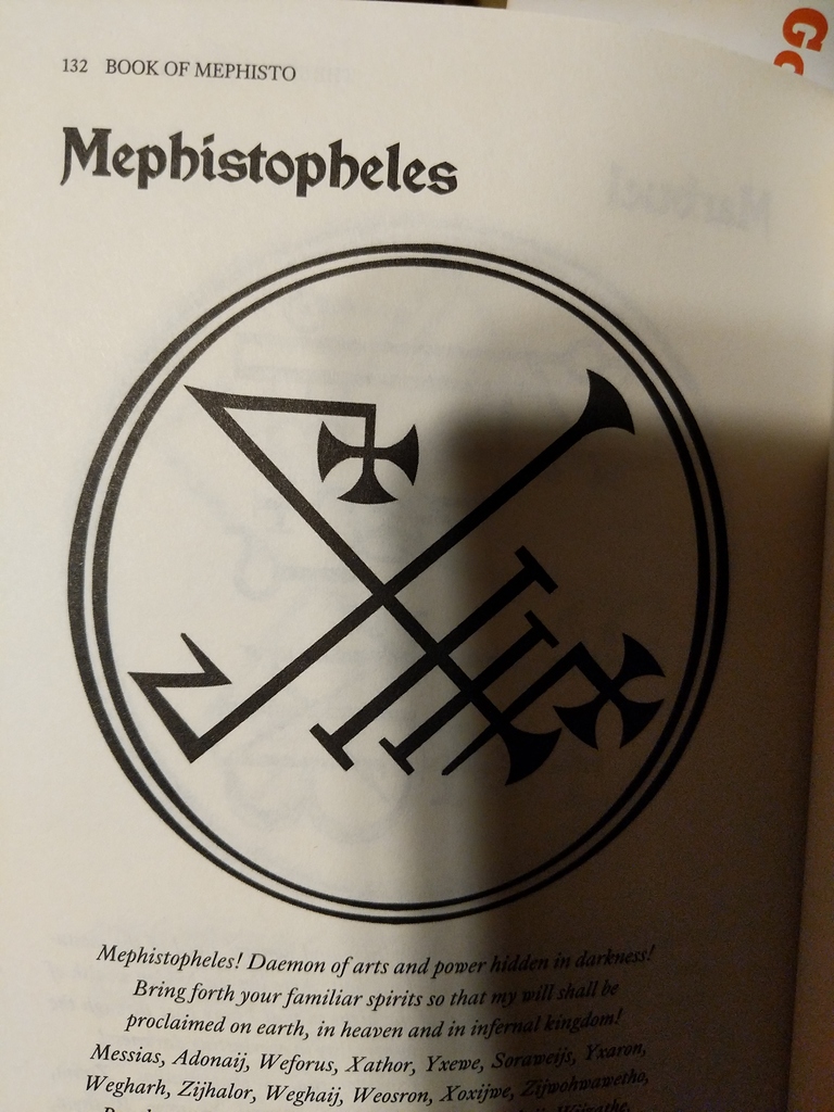Why are Lucifuge and Mephistopheles same Sigil? - General Di