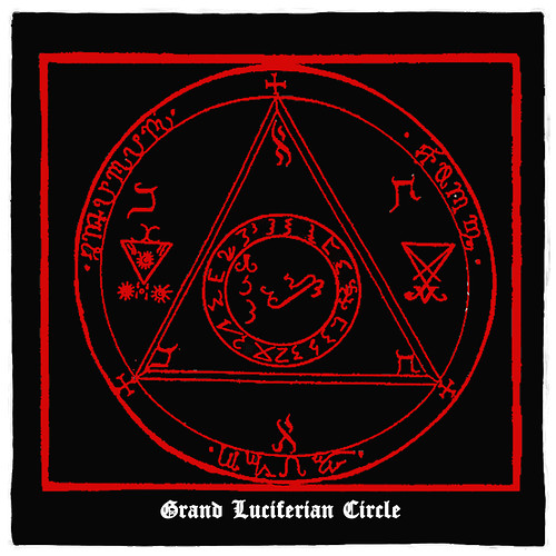 Luciferian Magick Altar Cloth - Grand Luciferian Circle