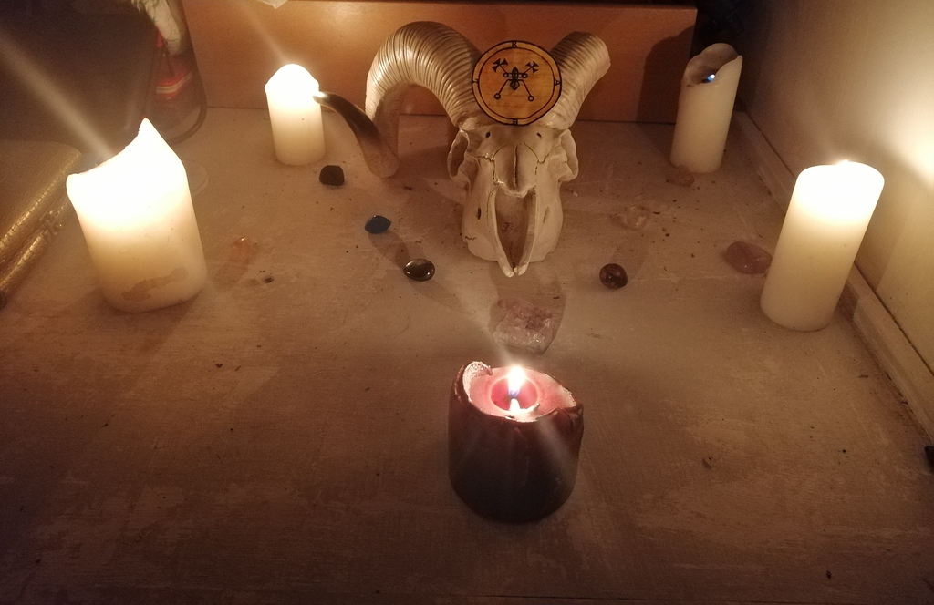 Rite Of Infernal Charging Sigils Through The Emperor's Alchemy. (Photos