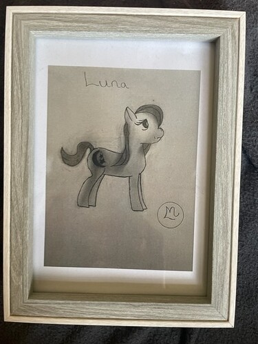Luna framed