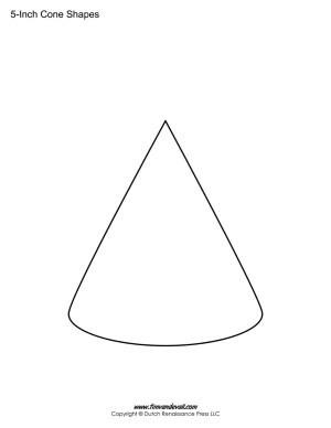 Blank-cone-template