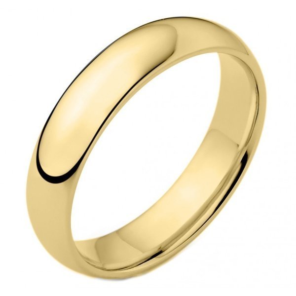Mens-18ct-Gold-6mm-D-shape-Wedding-Ring